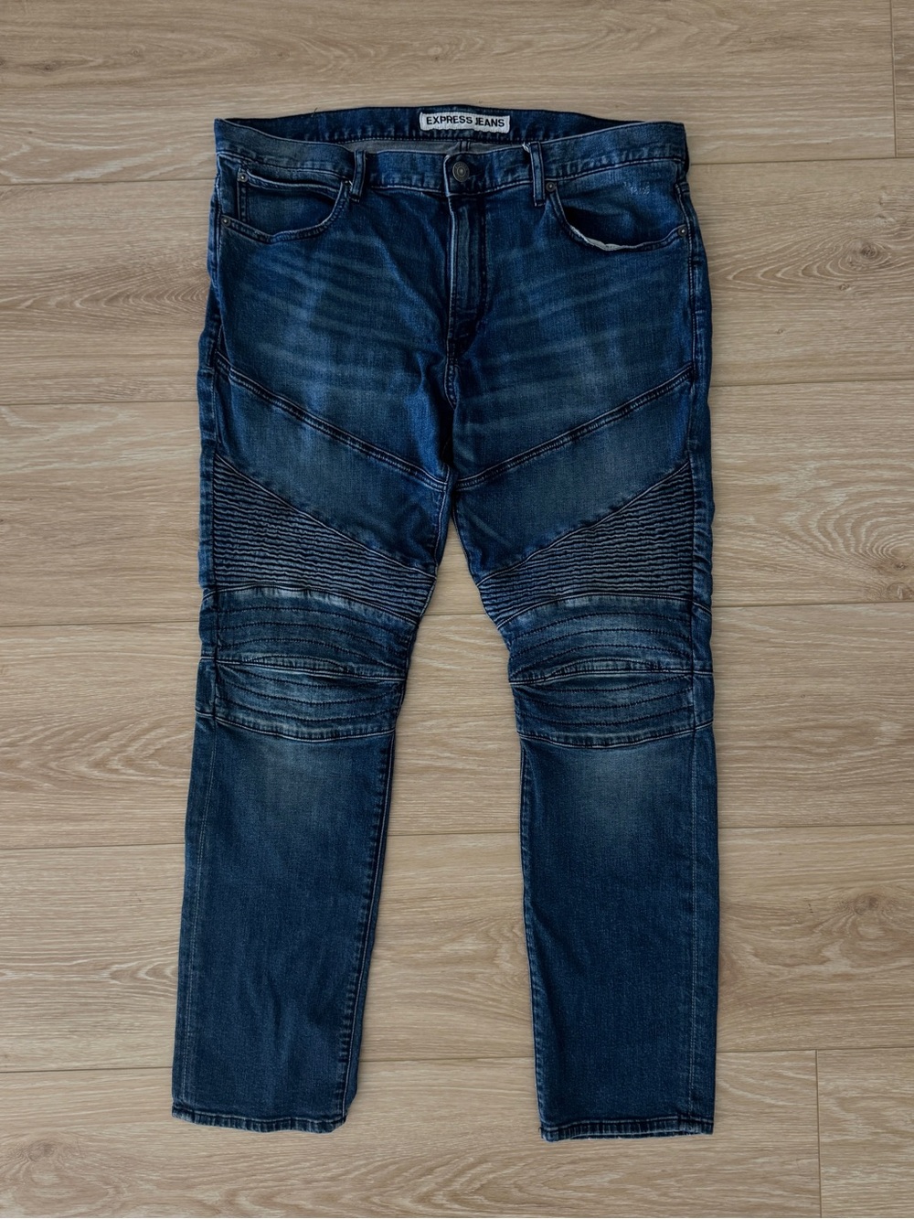 Express Men’s Dark Blue Slim Fit Jeans